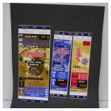 1995 CLEVELAND INDIANS ALDS ALCS WS TICKET STUBS