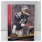 2009 UPPER DECK TOM BRADY TUCK RULE GAME PATRIOTS