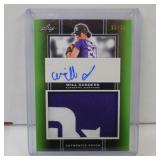 2019 LEAF PG WILL SANDERS ROOKIE PATCH AUTO 25/25
