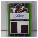 2019 LEAF PG CHASE DAVIS ROOKIE PATCH AUTO 22/25