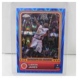 2024 TOPPS CHROME LEBRON JAMES BLU-RAY REFRACTOR