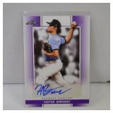 2019 LEAF PG HUNTER BARNHART AUTO RC PURPLE #D 1/1