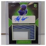 2020 LEAF THADDEUS ECTOR ROOKIE PATCH AUTO 15/16
