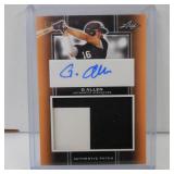 2019 LEAF PG G ALLEN ROOKIE PATCH AUTO #D 5/5