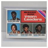 1975-76 TOPPS #126 MILWAUKEE BUCKS LEADERS