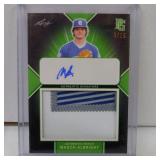 2020 LEAF PG MASON ALBRIGHT ROOKIE PATCH AUTO 3/16