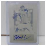 2019 LEAF PG DYLAN CARMOUCHE AUTO RC PLATE #D 1/1