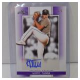 2019 LEAF PG WYATT TUCKER AUTO RC #D 1/1 PURPLE