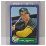 1986 FLEER UPDATE JOSE CANSECO ROOKIE CARD
