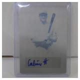 2018 LEAF PG CALVIN HARRIS AUTO RC PLATE #D 1/1