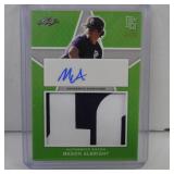 2020 LEAF PG MASON ALBRIGHT ROOKIE PATCH AUTO 1/25