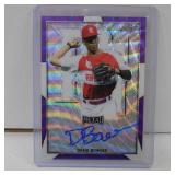 2019 LEAF PG DREW BOWSER AUTO HOLO RC #D 7/8