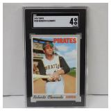 1970 TOPPS #350 ROBERTO CLEMENTE SGC 4 VG-EX
