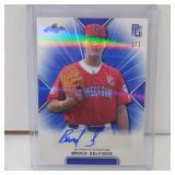 2020 LEAF PG BROCK SELVIDGE HOLO AUTO RC #D 1/1