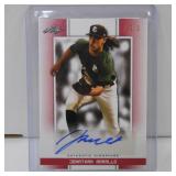 2019 LEAF PG JONATHAN RAMALLO AUTO RC RED 1/1