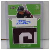 2020 LEAF PG DREW CHRISTO ROOKIE PATCH AUTO 10/25