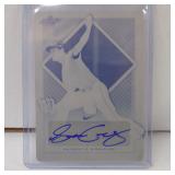 2016 LEAF PG SETH CORRY AUTO RC BLACK PLATE #D 1/1