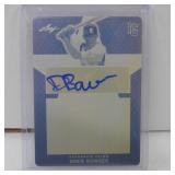 2019 LEAF PG DREW BOWSER AUTO RC PLATE #D 1/1