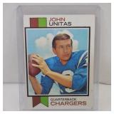 1973 TOPPS #455 JOHNNY UNITAS SAN DIEGO CHARGERS