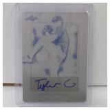 2019 LEAF PG TYLER CHADWICK AUTO RC PLATE #D 1/1