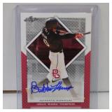 2016 LEAF PG BUBBA THOMPSON AUTO RC RED #D 1/1