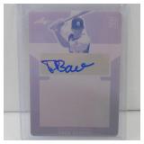 2019 LEAF PG DREW BOWSER AUTO RC PLATE #D 1/1