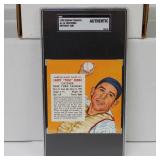 1955 RED MAN TOBACCO YOGI BERRA SGC AUTHENTIC