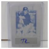 2019 LEAF PG TRACE BURCHARD AUTO RC PLATE #D 1/1