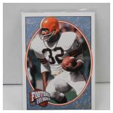 2008 UD HEROES JIM BROWN SILVER #D 074/125 BROWNS