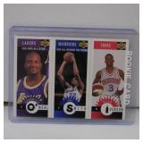 1996-97 UD CC ALLEN IVERSON TRIFOLD RC SHAQ SMITH