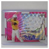 2019 LEAF PG BRANDON FIELDS AUTO RC PINK PROOF 1/1