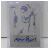 2019 LEAF PG MARCUS BROWN AUTO RC PLATE #D 1/1