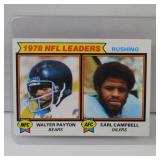 1979 TOPPS #3 WALTER PAYTON EARL CAMPBELL RC