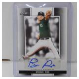 2019 LEAF PG BROOKS RICE AUTO RC BLACK #D 1/1