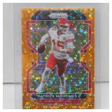 2021 PANINI PRIZM PATRICK MAHOMES ORANGE DISCO