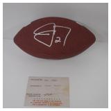 JOHNNY MANZIEL SIGNED BAIDEN FOOTBALL