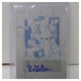 2019 LEAF PG BRANDON FIELDS AUTO RC PLATE #D 1/1