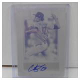 2019 LEAF COLLIN BOSLEY SMITH AUTO RC PLATE #D 1/1