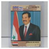 1991 PRO SET SADDAM HUSSEIN ROOKIE CARD