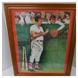 FRAMED BROOKS ROBINSON SIGNED ART PRINT ORIOLES