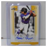 2019 LEAF PG MARCUS BROWN AUTO RC GOLD #D 1/1