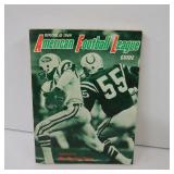SPORTING NEWS 1969 AMERICAN FOOTBALL LEAGUE GUIDE