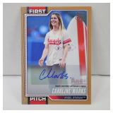 2026 TOPPS CAROLINE MARKS FIRST PITCH AUTOGRAPH