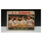 1962 TOPPS AL BOMBERS # 331 / LOW GRADE