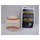 CAL RIPKEN JR SIGNED AUTO BASEBALL. JSA COA