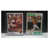 LOT OF 2 VINTAGE STAR BASEBALL CARDS SEE PICS