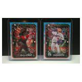 LOT OF 2 2024 TOPPS HOLIDAY STAR ROOKIES SEE PIC