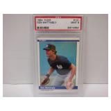 1984 FLEER DON MATTINGLY #131 ROOKIE. PSA 9