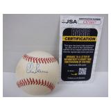 CHRIS BERMAN SIGNED AUTO BASEBALL. JSA COA