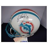 DAN MARINO SIGNED AUTO FULL SIZE HELMET. NO COA
